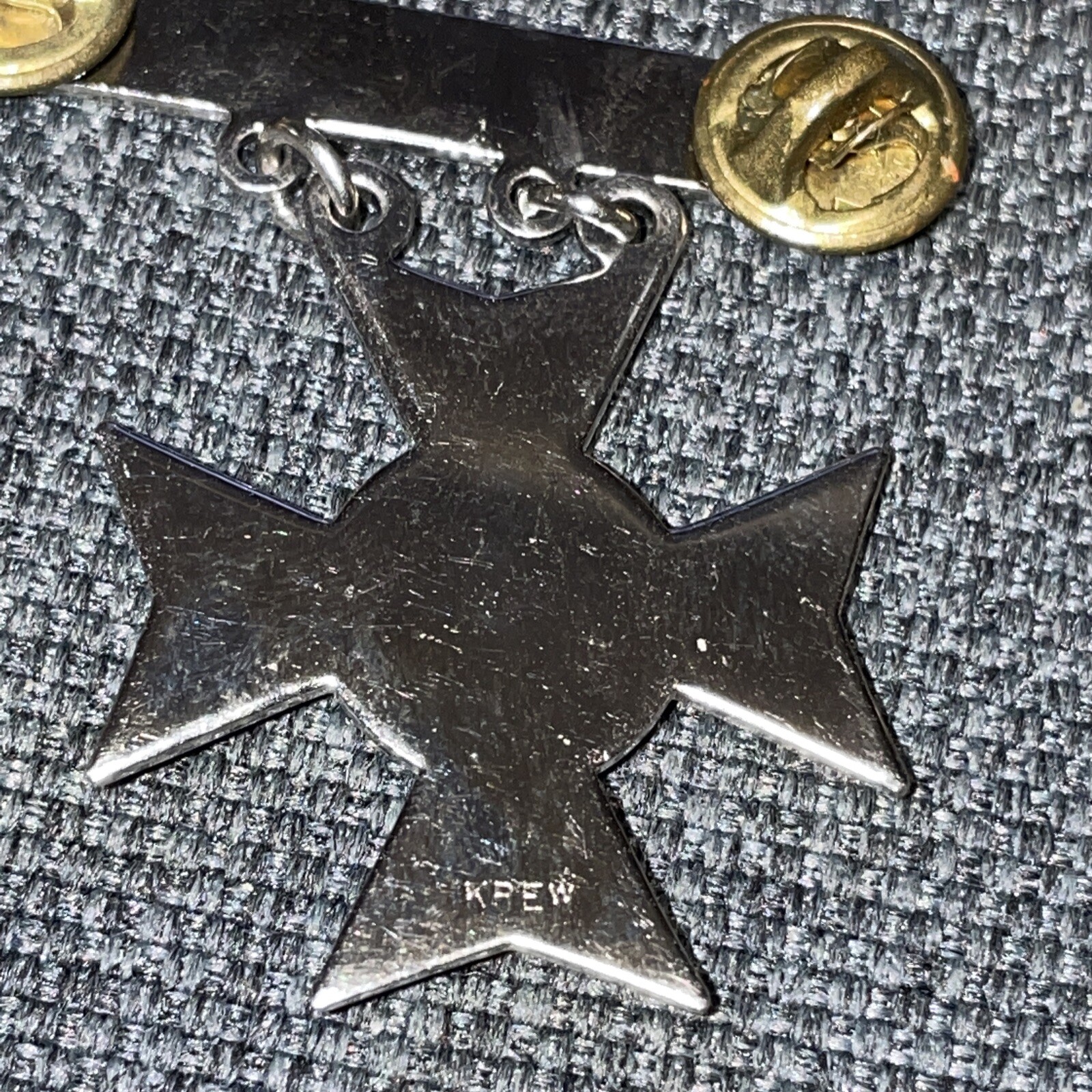 Sterling USMC Rifle And Pistol Sharpshooter Medals