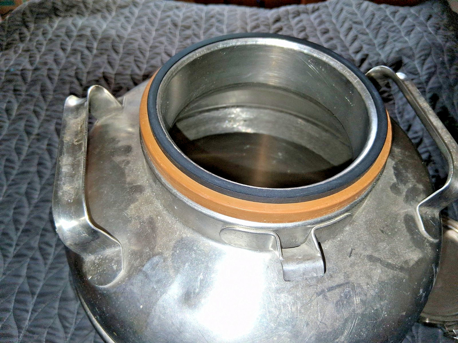 Military (WWII?) Vacuum Can Co (AerVoid) 3 Gallon Jug w/Spigot & Unit Markings!!
