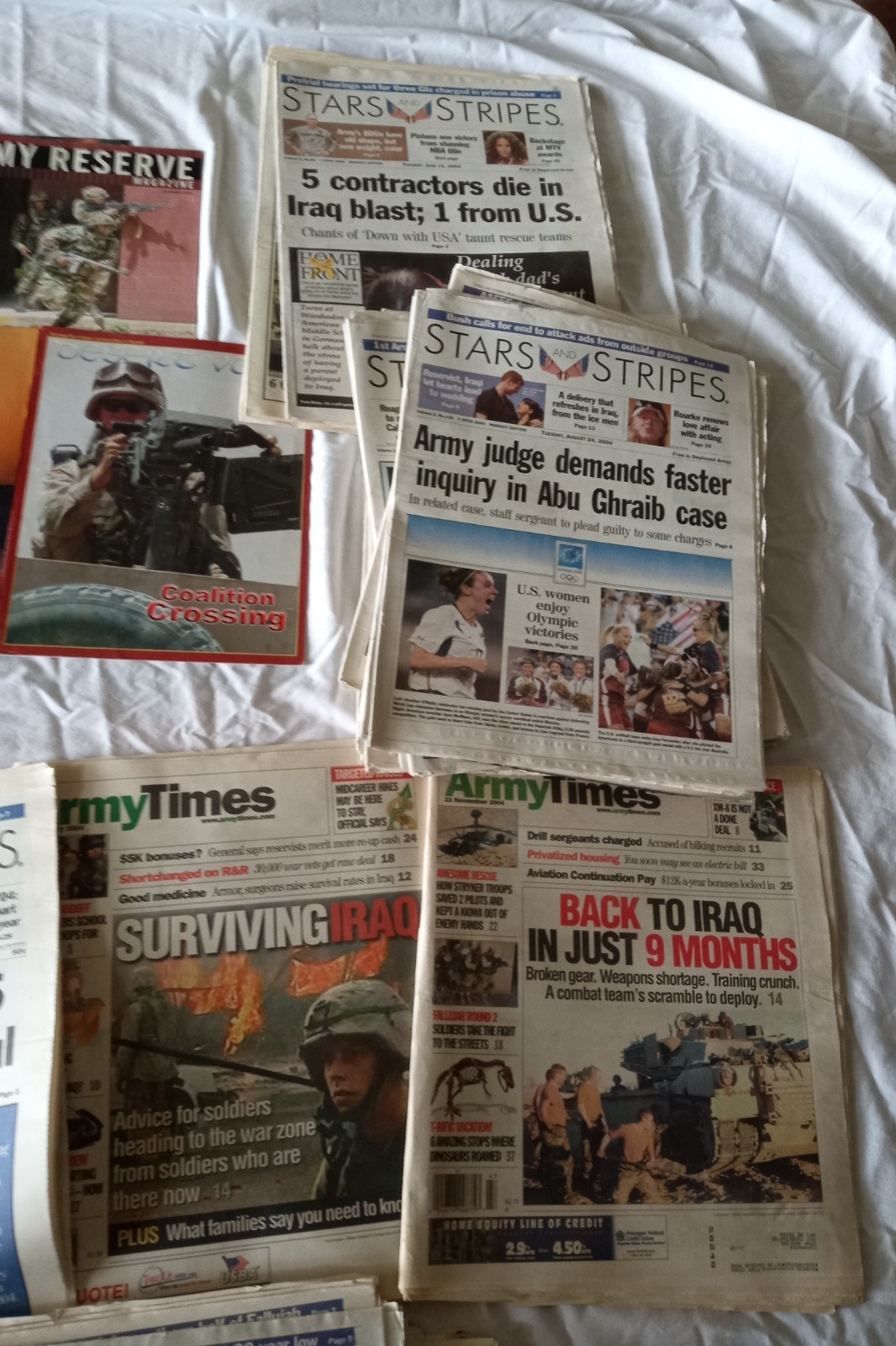 Early 2000’s Iraq War Stars & Stripes / Desert Voice 100+ Editions, HUGE LOT!