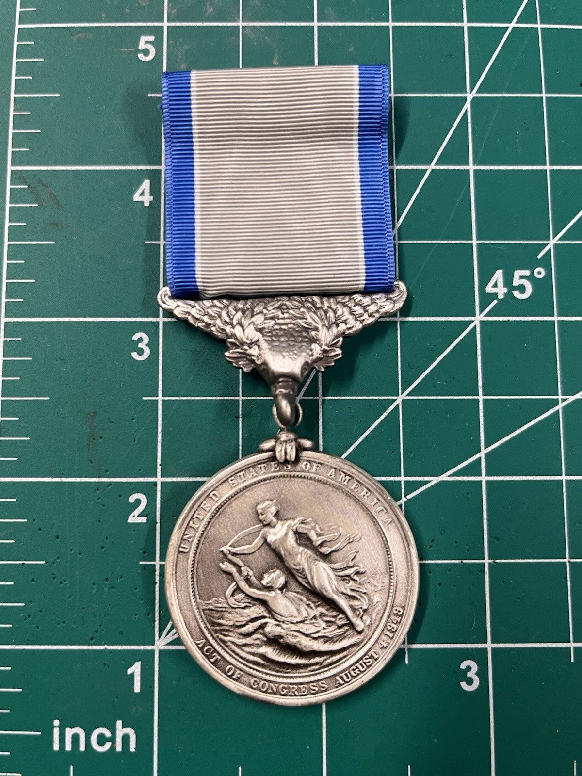 US Coast Guard Silver Life Saving Medal