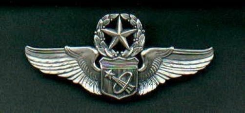 Command Astronaut Pilot Wings Badge NASA Full size three inches silver colored