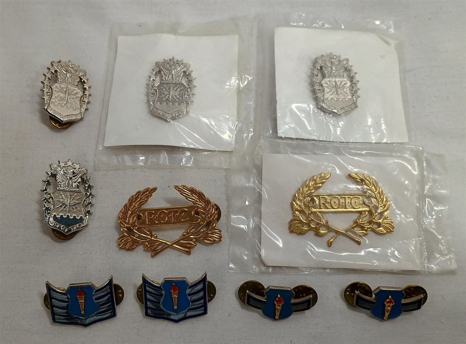 Military Pin Badge Insignia Lot JROTC ROTC Air Force