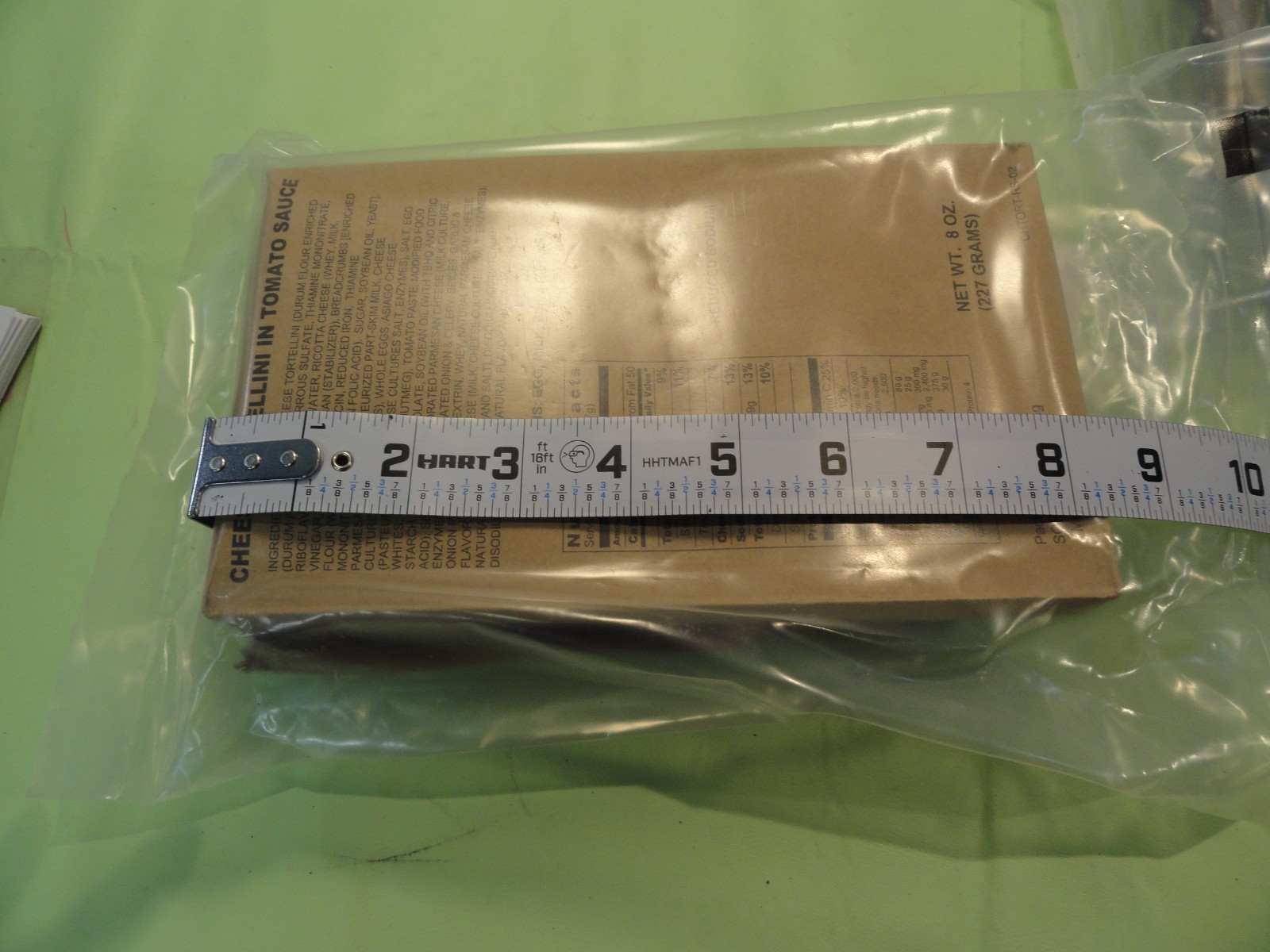 2 QTY PREPPER SURVIVAL MEAL READY TO EAT MRE LOW SODIUM PENE & CHEESE TORTELLINI