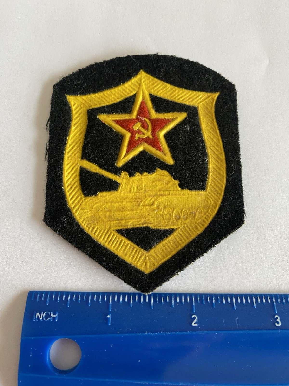 Russia Russian Army Tank USSR Soviet Patch Rubberized CCCP Cold War Era