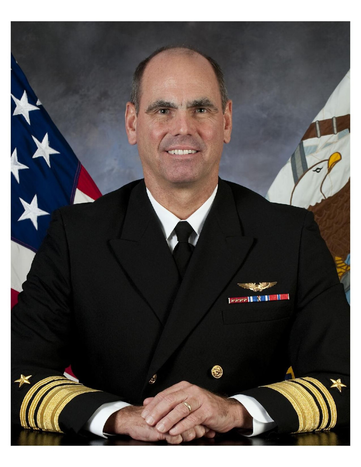 United States Navy Admiral David H. Buss 8×10 Photo On 8.5″ x 11″