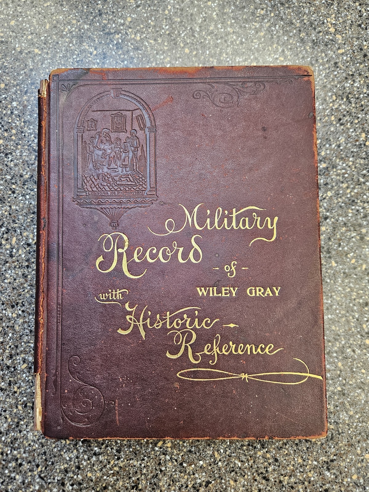 Rare Vintage Civil War 1865 Military Historical Discharged Papers Book Army Navy