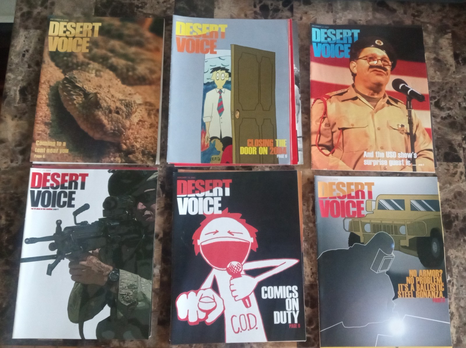 Early 2000’s Iraq War Stars & Stripes / Desert Voice 100+ Editions, HUGE LOT!