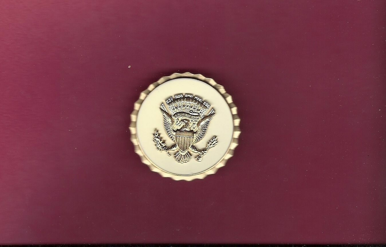 US Vice Presidential Service Badge Genuine USA Made Serial Numbered
