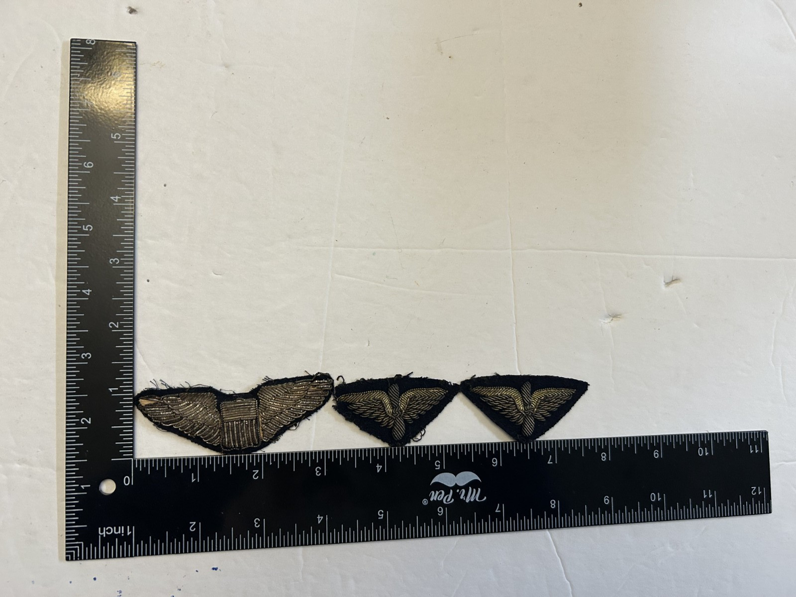 MH3174 Original 1920s Pilots Wings & Collar Insignia IR33B
