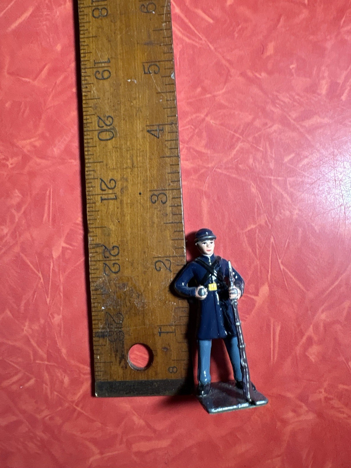 Americana Civil War Union Infantryman Hand Painted Metal Toy Soldier Figure