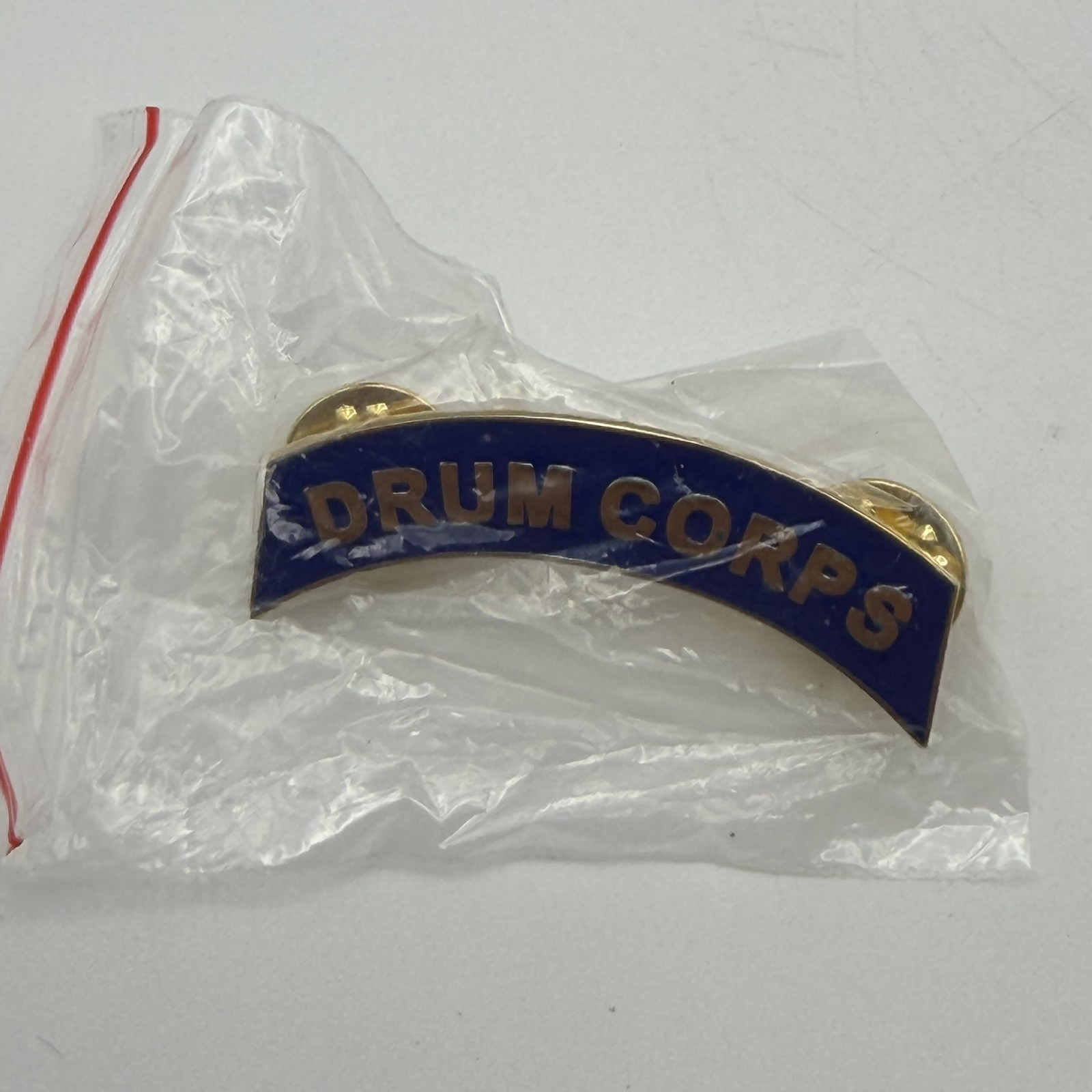 JROTC Drum Corps Pin Militaria Cadet Junior ROTC Enamel Banner Badge
