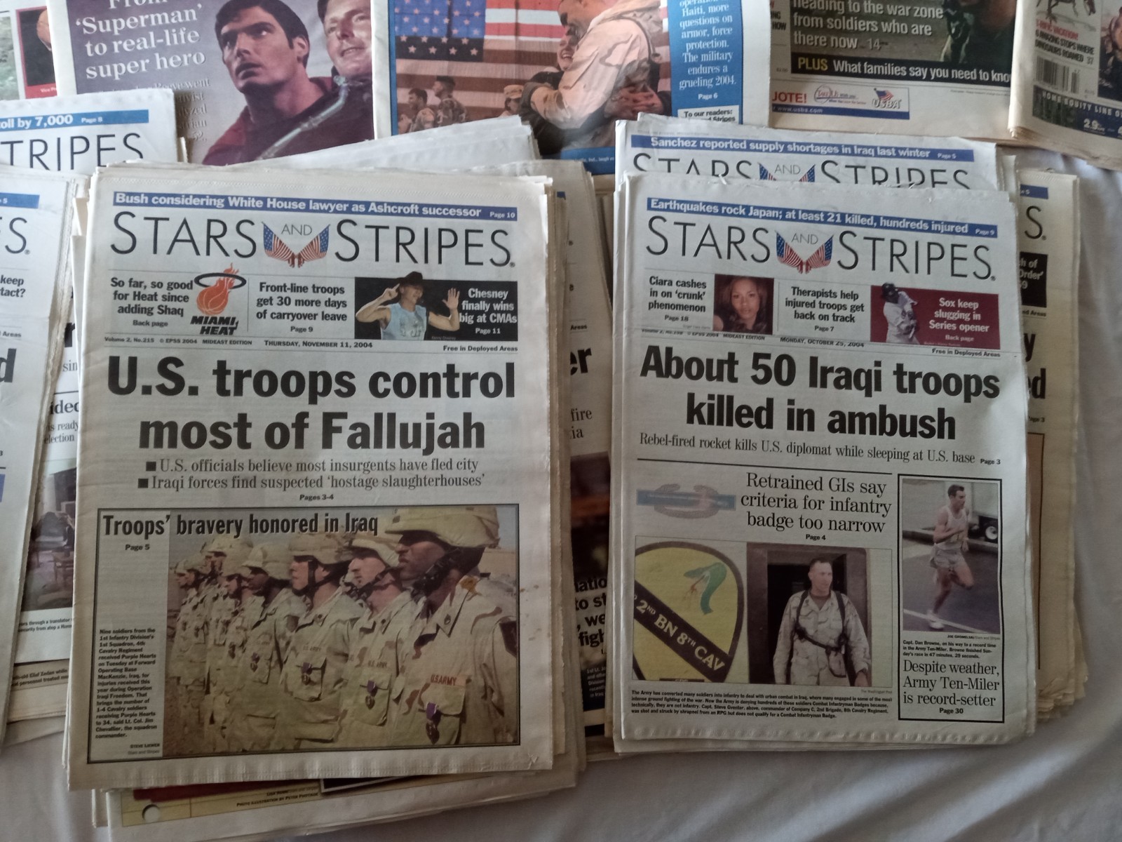 Early 2000’s Iraq War Stars & Stripes / Desert Voice 100+ Editions, HUGE LOT!