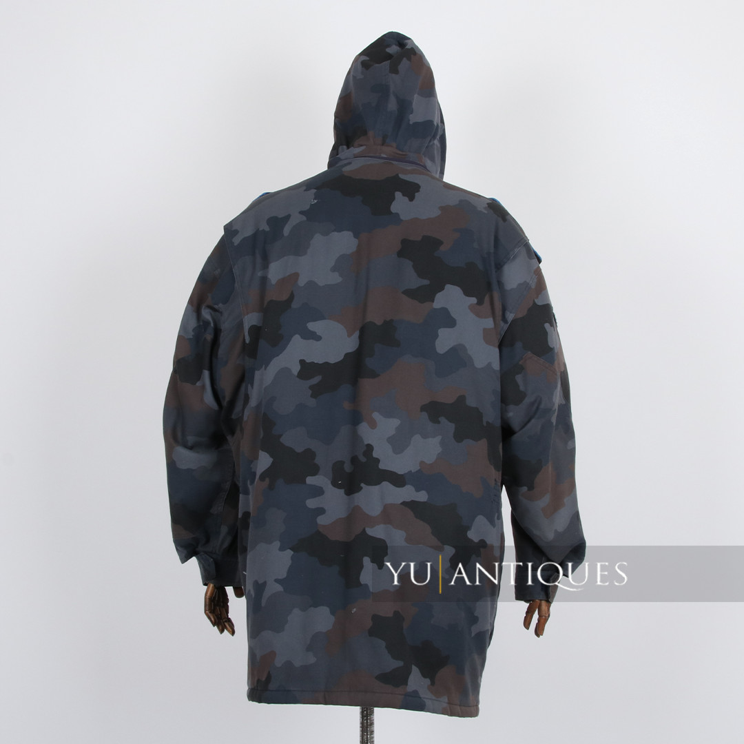 Yugoslavia Serbia PJP Special Police Unit Blue Amoeba Camo Pattern Duty Uniform