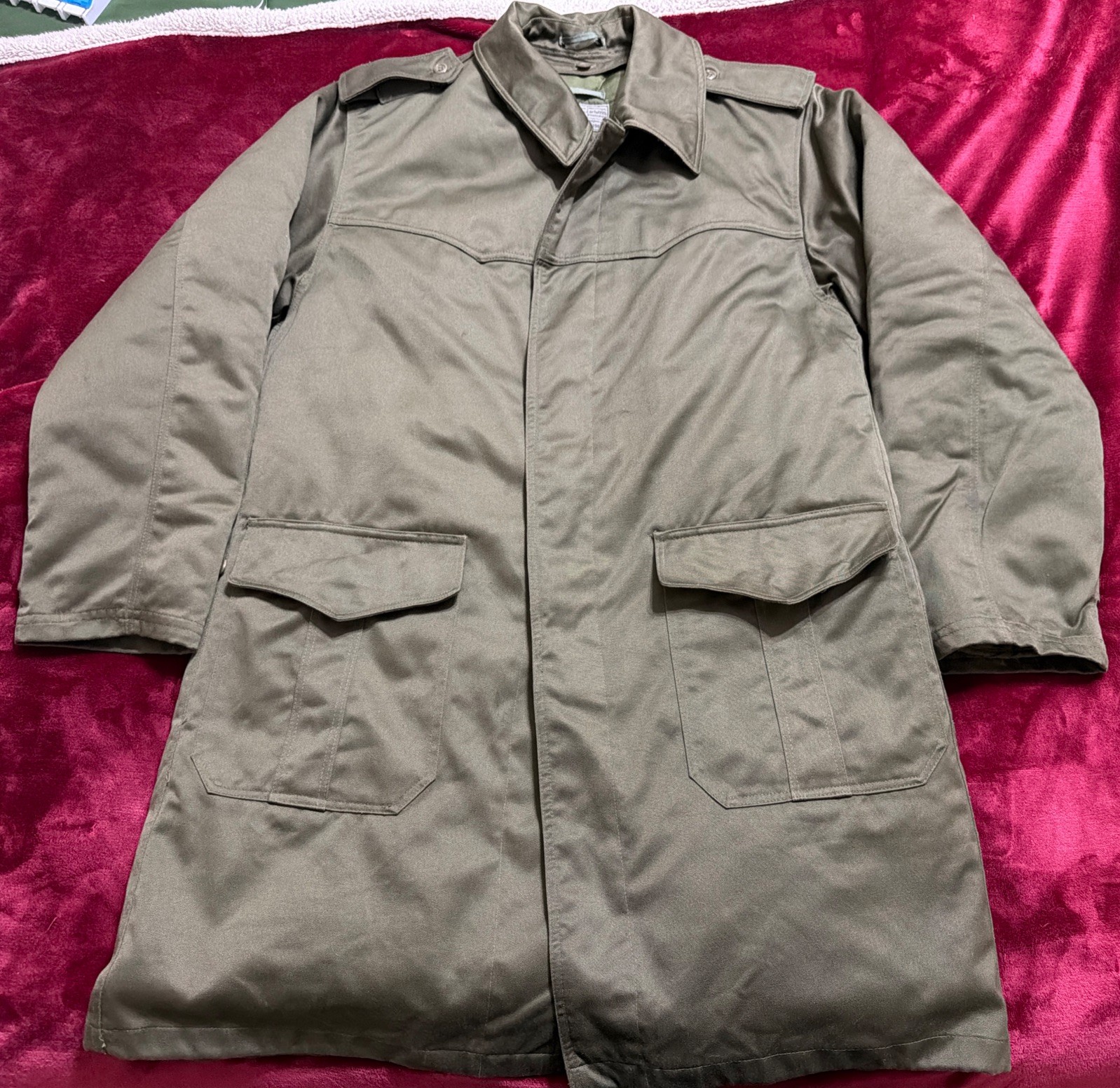 JNA YPA Yugoslav Army Genuine JNA M77 Olive Green OD Winter Combat Parka Jacket
