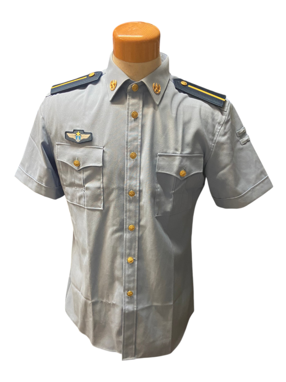 Chinese People’s Liberation Army Air Force Officer Cadet Uniform Shirt W/Epaulet