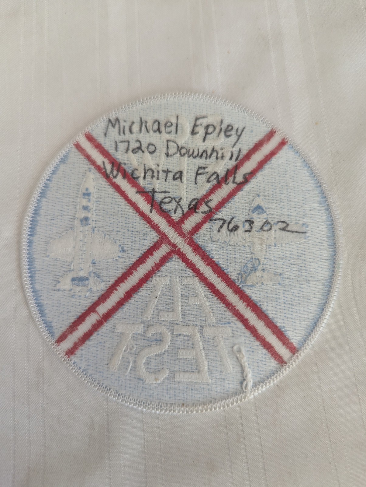 US Air Force 80th Engineering Training Wing Flight Test embroidered patch 4.25″