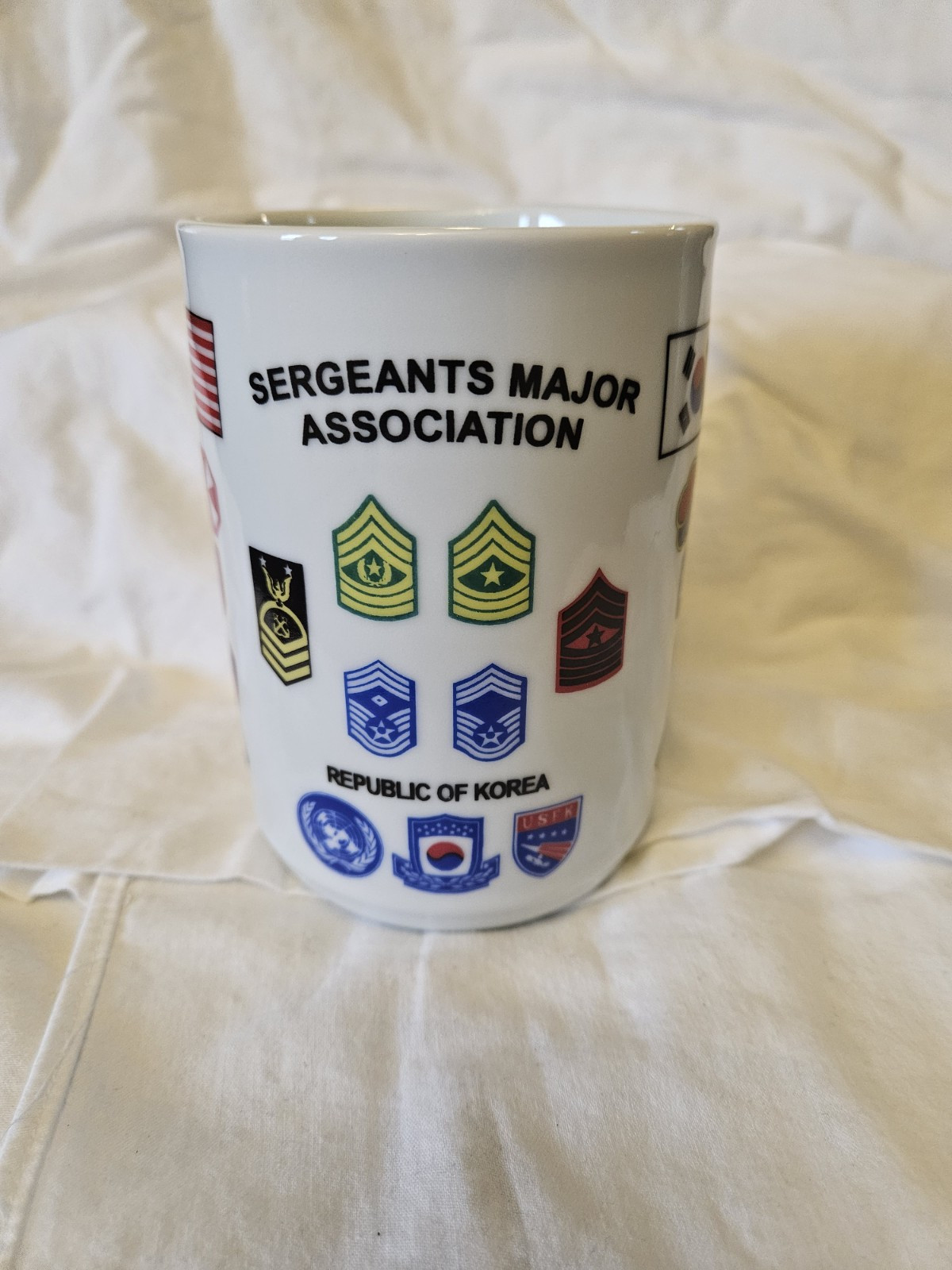 Large Sergeants Major Association Republic Of Korea Ceramic Tankard