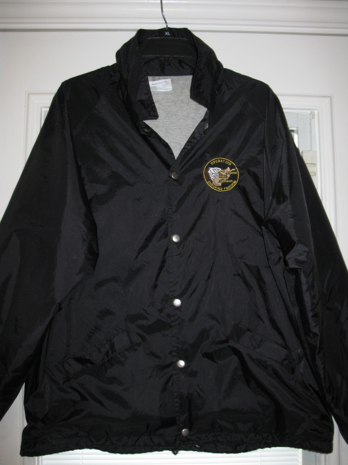 Operation Enduring Freedom Jacket lrg Bagram-Kabul-Kandahar