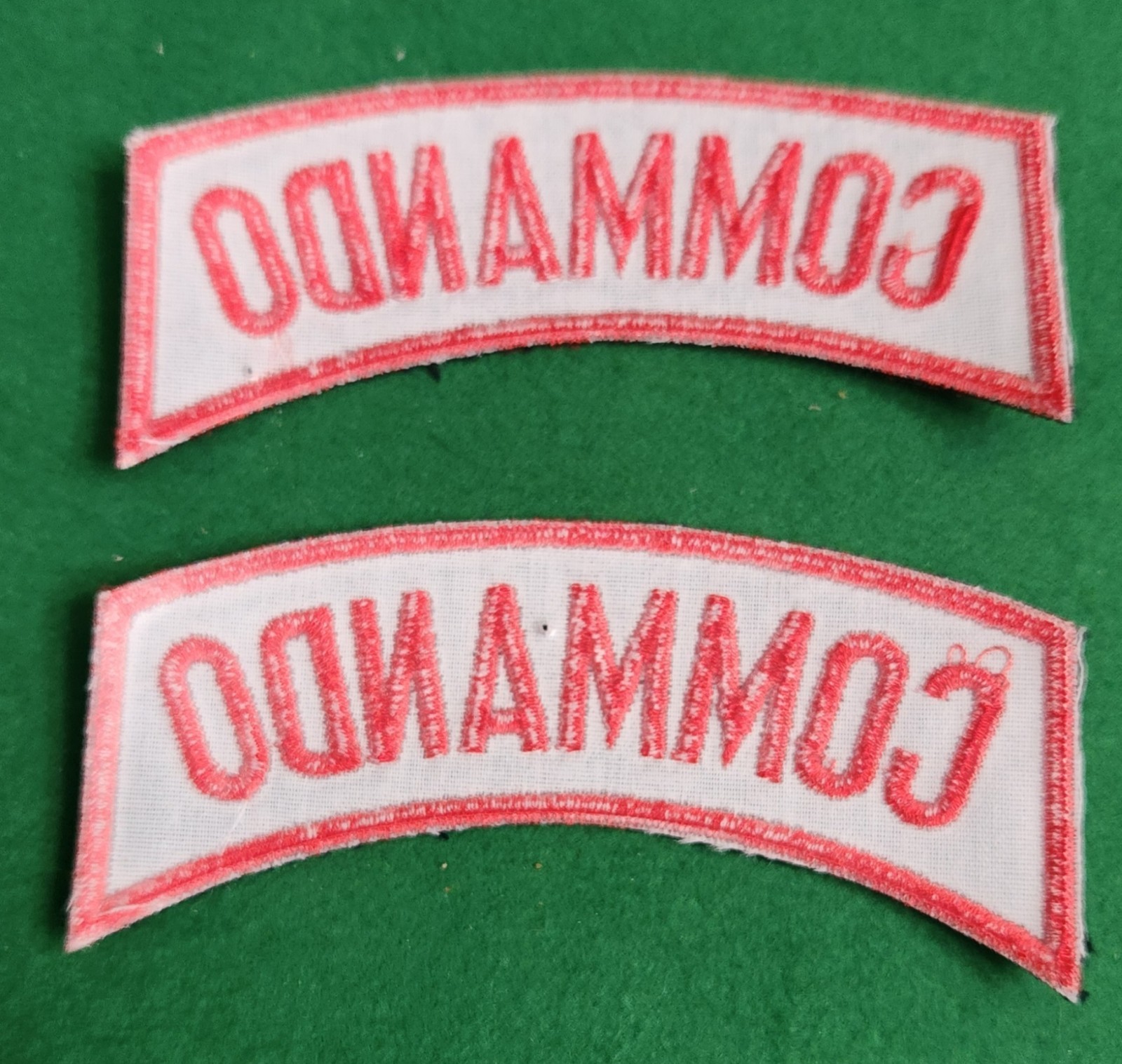 ARMY TAB “COMMANDO” Embroidered Shoulder Patch 4-1/2″ (0217) Old New Stock