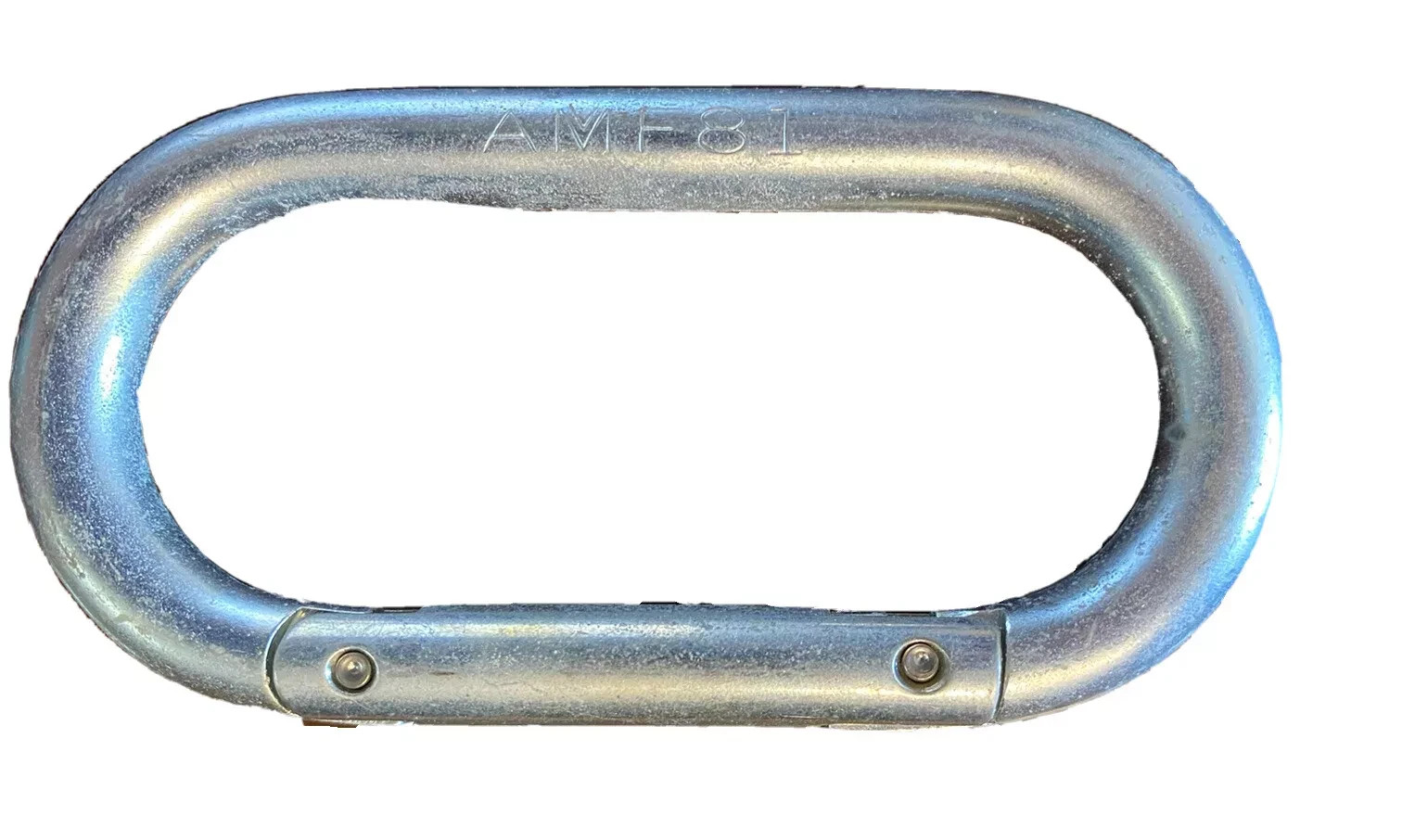USGI Snap Link Stamped AMF81 US 4″x 2″ Oval Spring Gate New Old Stock