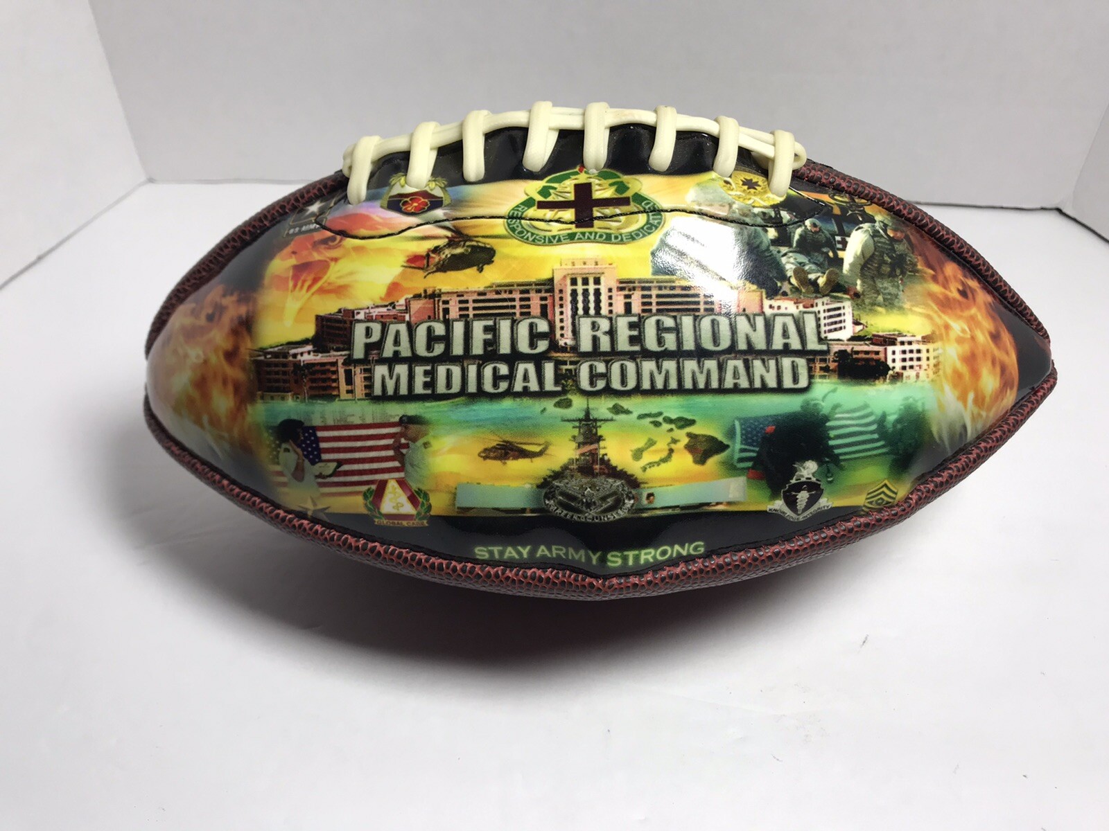 US ARMY military memorabilia Pacific Regional Health Medical Command Football
