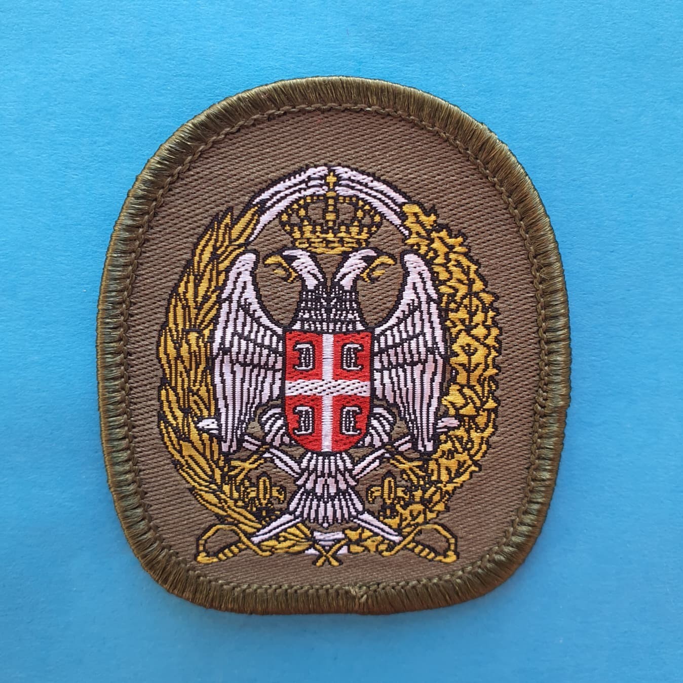 Serbia Serbian Armed Forces Army Military Beret Badge Patch