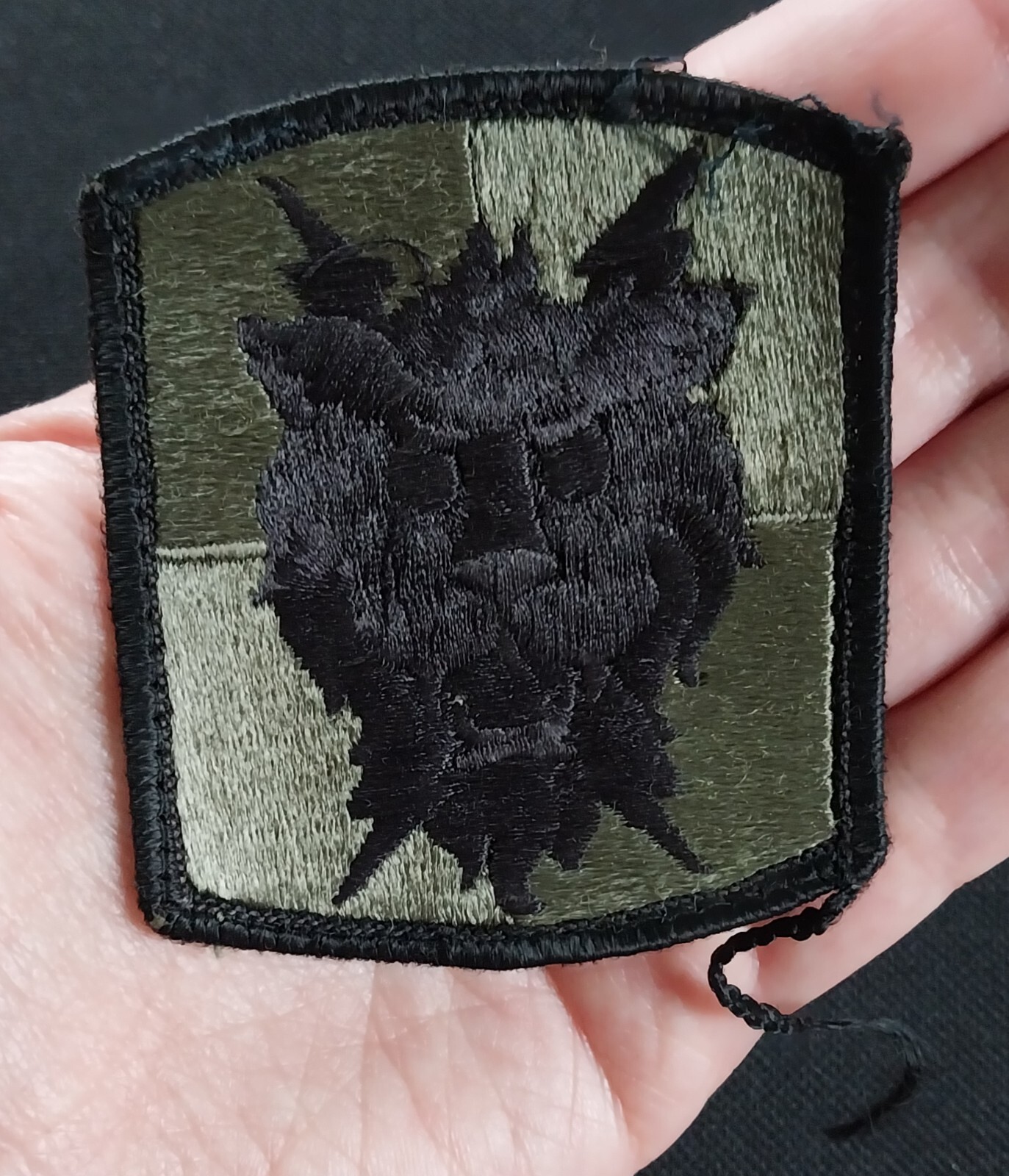35th Signal Brigade Vintage US Military ARMY Patch ~ Embroidered Sew On