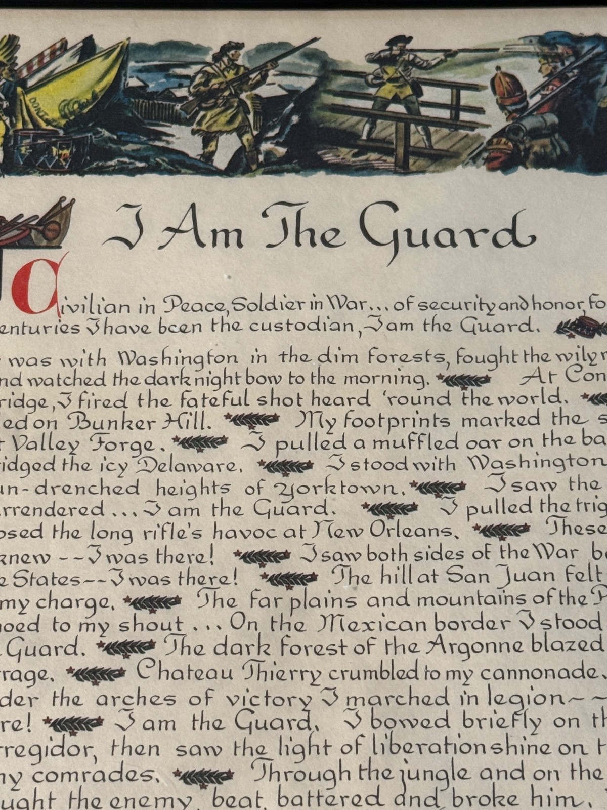 National Guard Framed Prints Pair I Am The Guard & Guard Wife Patriotic