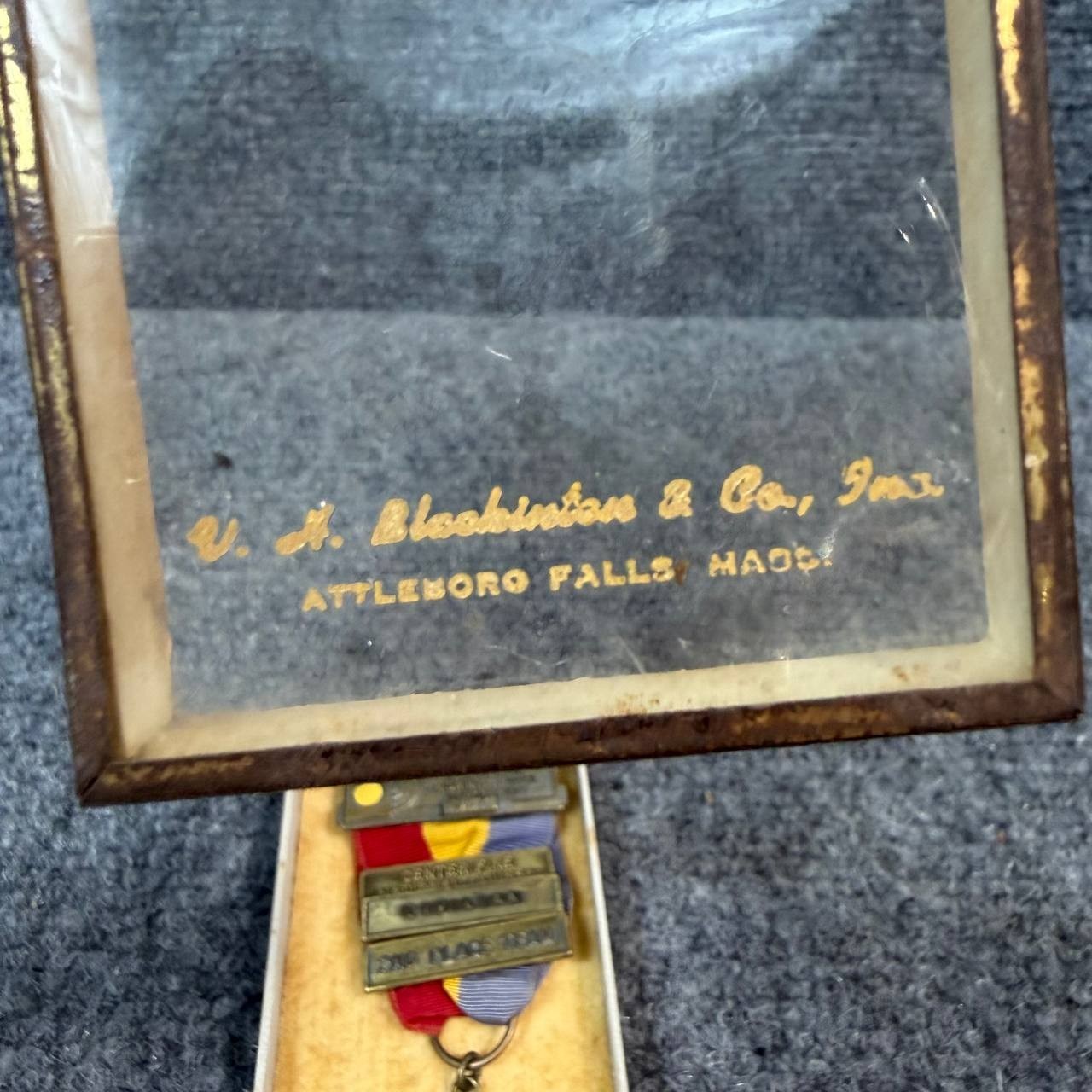 Vintage NRA Center Fire National Course Civilian 2nd Place Team Medal w Case