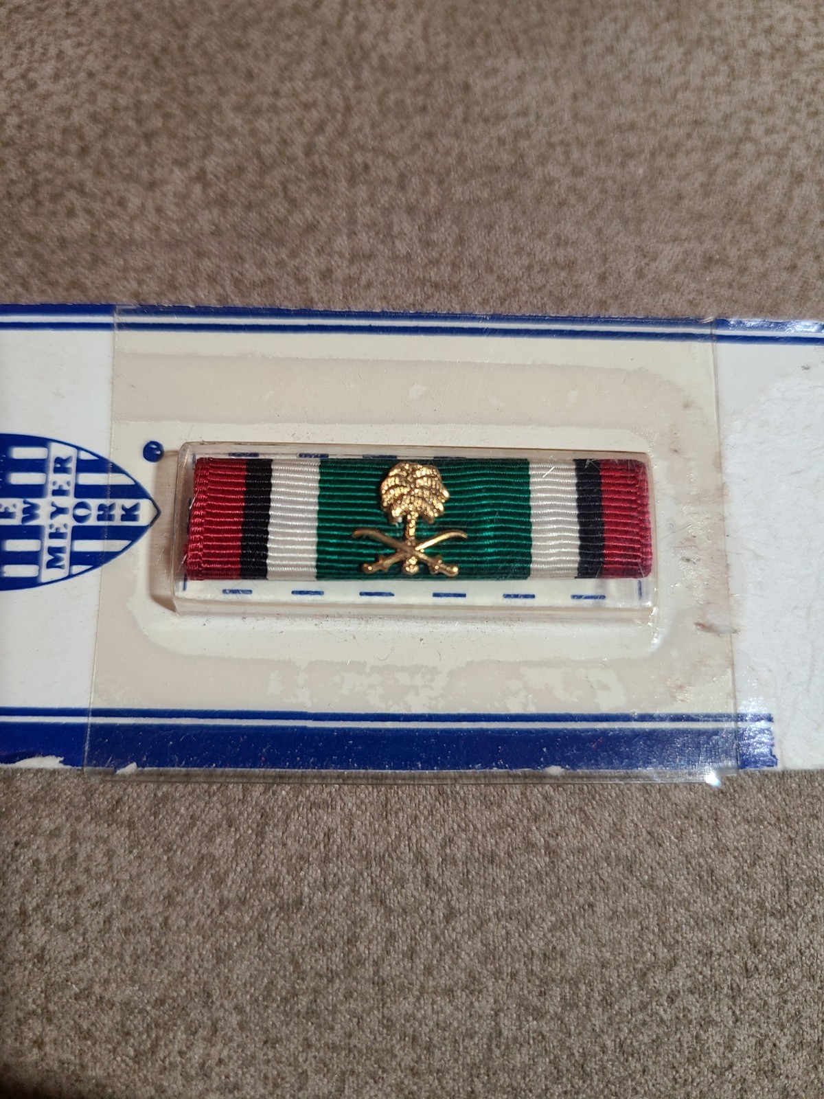 N.S. Meyer Inc. Kuwait Ribbon Bar Sealed Package USA Military