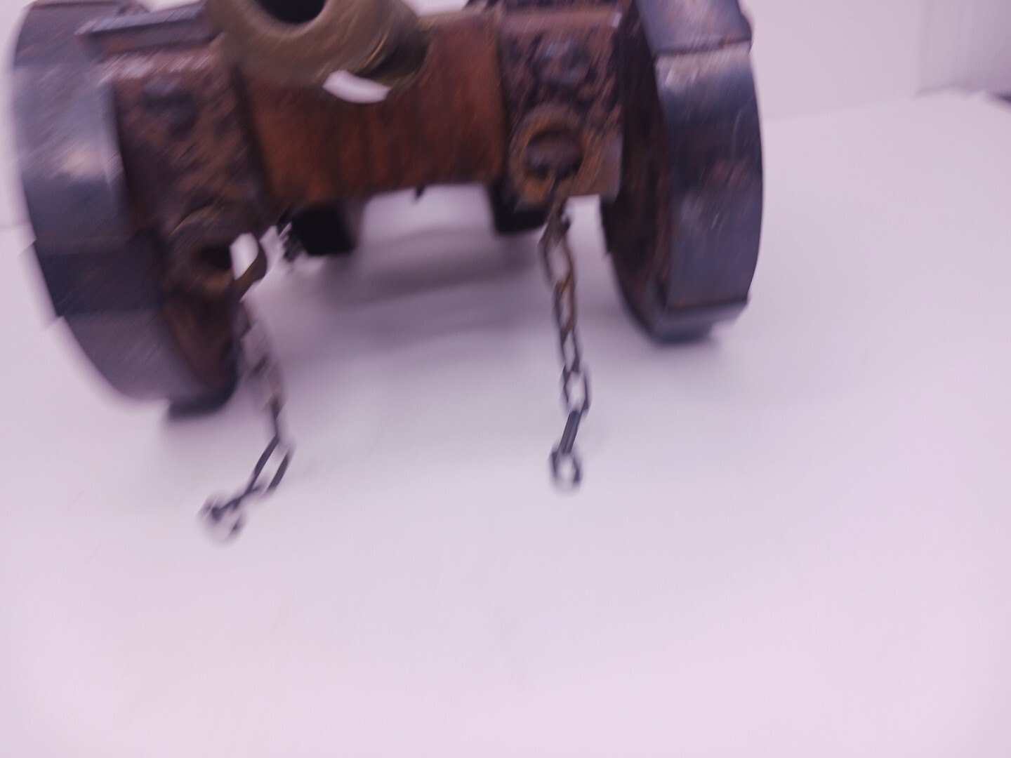 Vtg Artilleria Luis XV Siglio XVIII Replica Wood Display Cannon 14.5″ 9″ Barrel