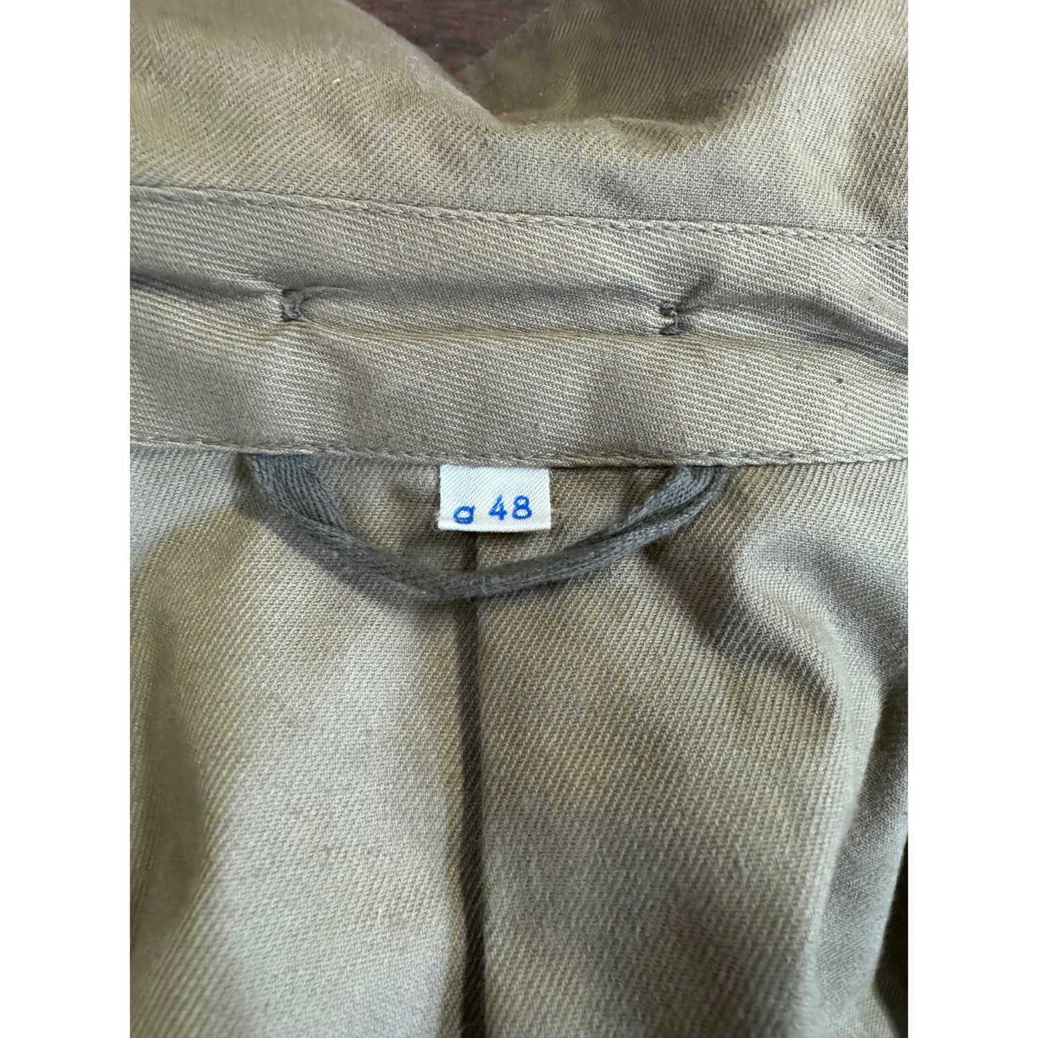 Used Serviceable Vintage East German NVA Cloak/Cape/Poncho w/Hood *mocinc.1982*
