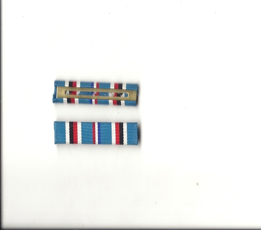 WWII American Campaign Service Campaign Award ribbon bar for medal