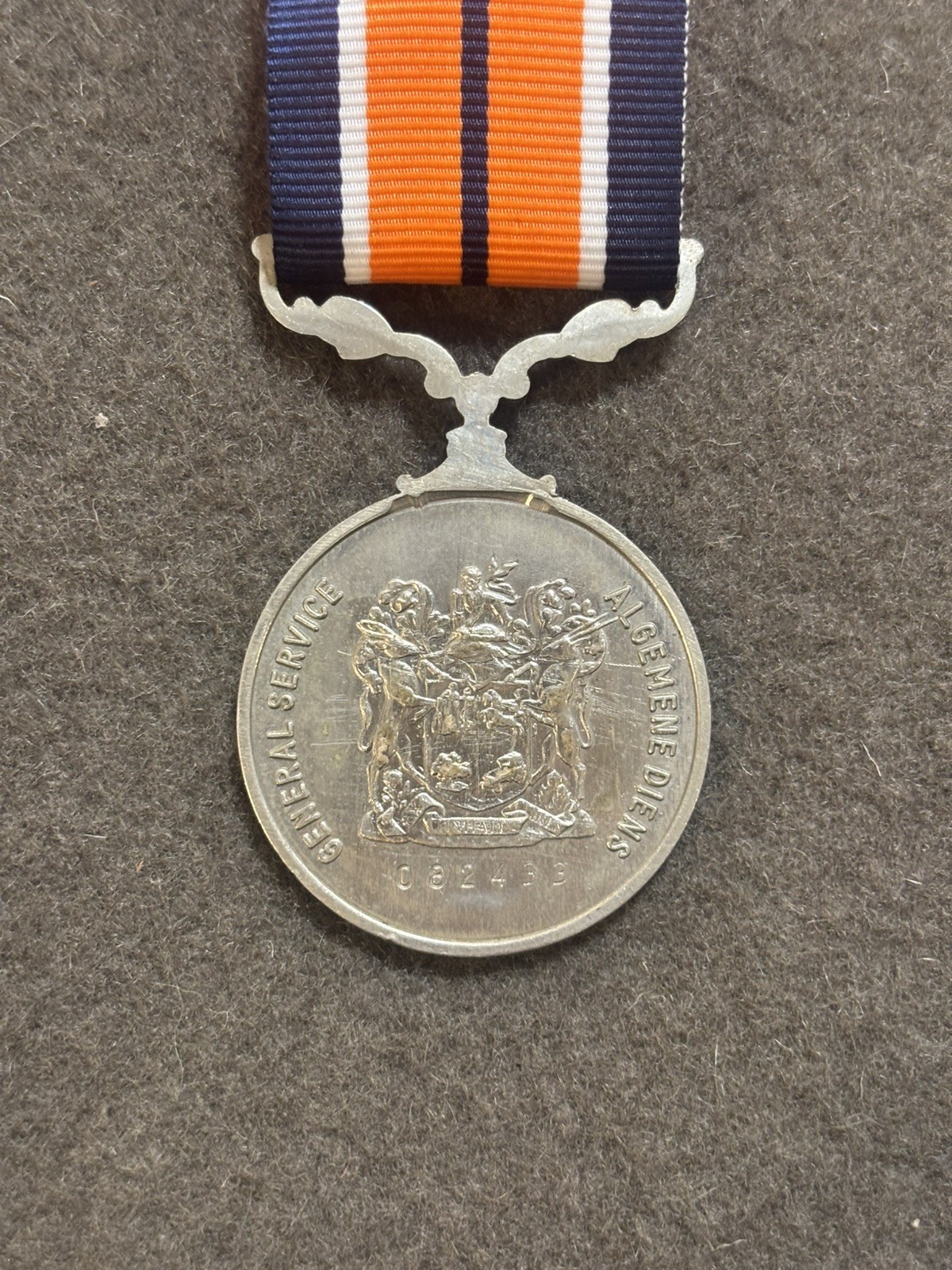 South African Defence Force SADF General Service Medal, Bush War Era, Numbered