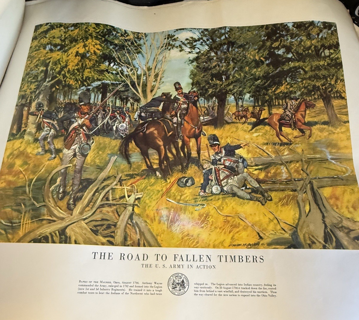 14 Lithographs Posters From Early 1950s U.S. Army in Action Series Dept of Army