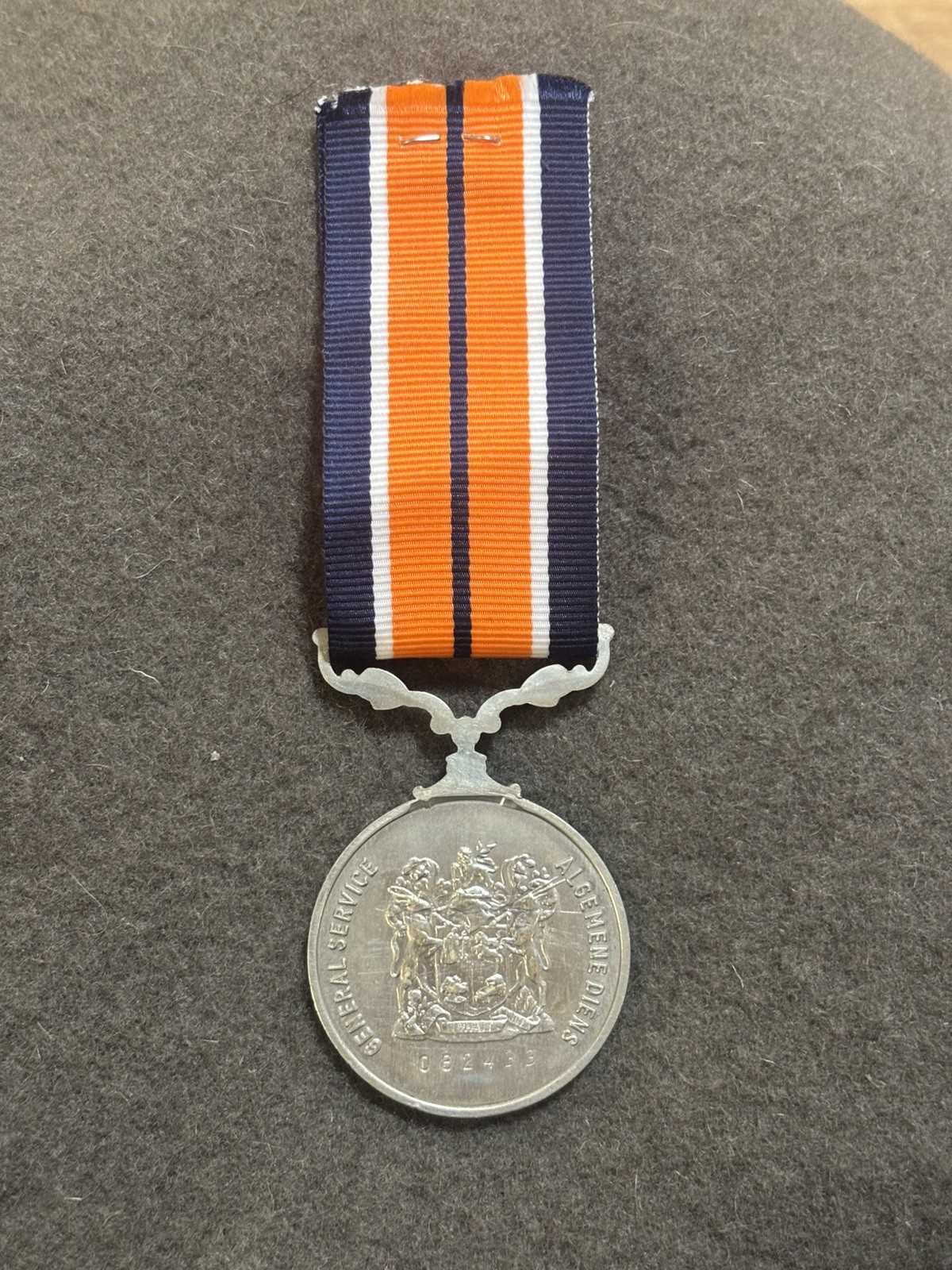 South African Defence Force SADF General Service Medal, Bush War Era, Numbered