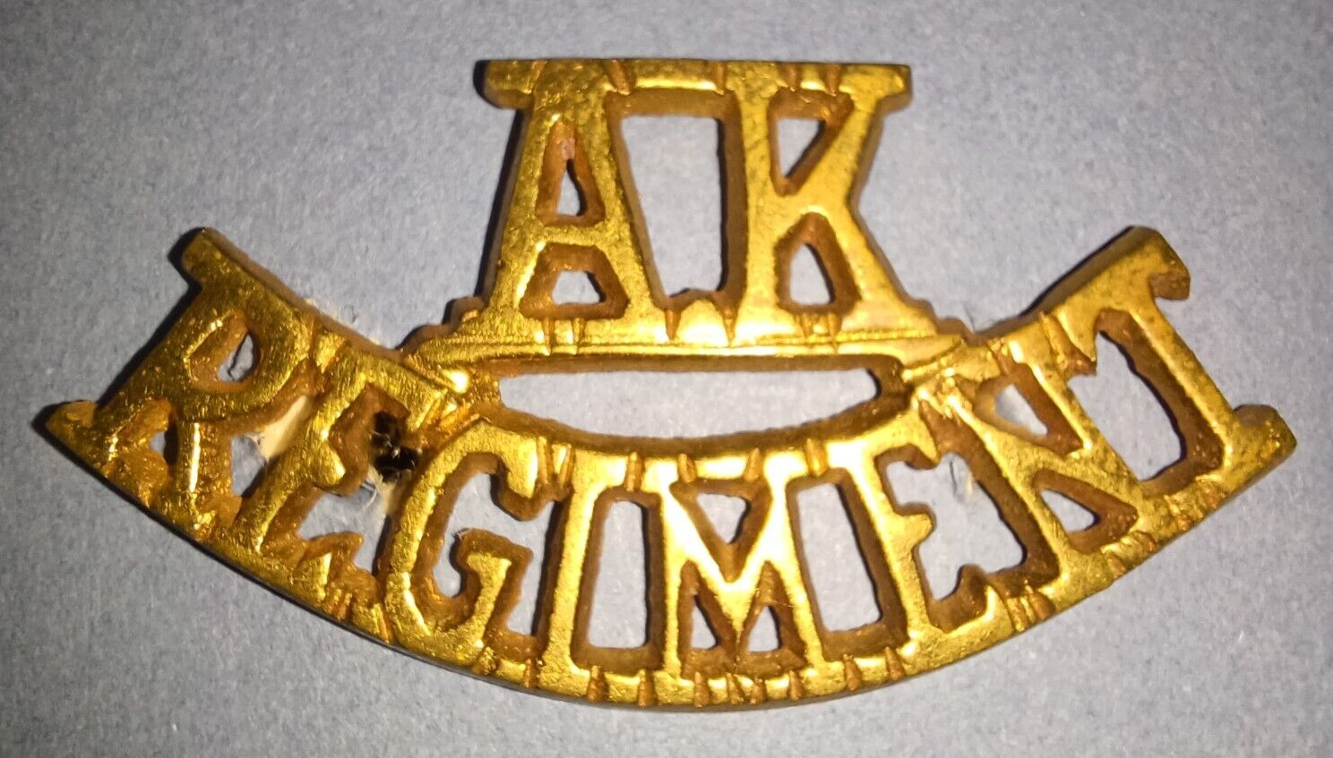 The Azad Kashmir Regiment Shoulder Title – Pakistan