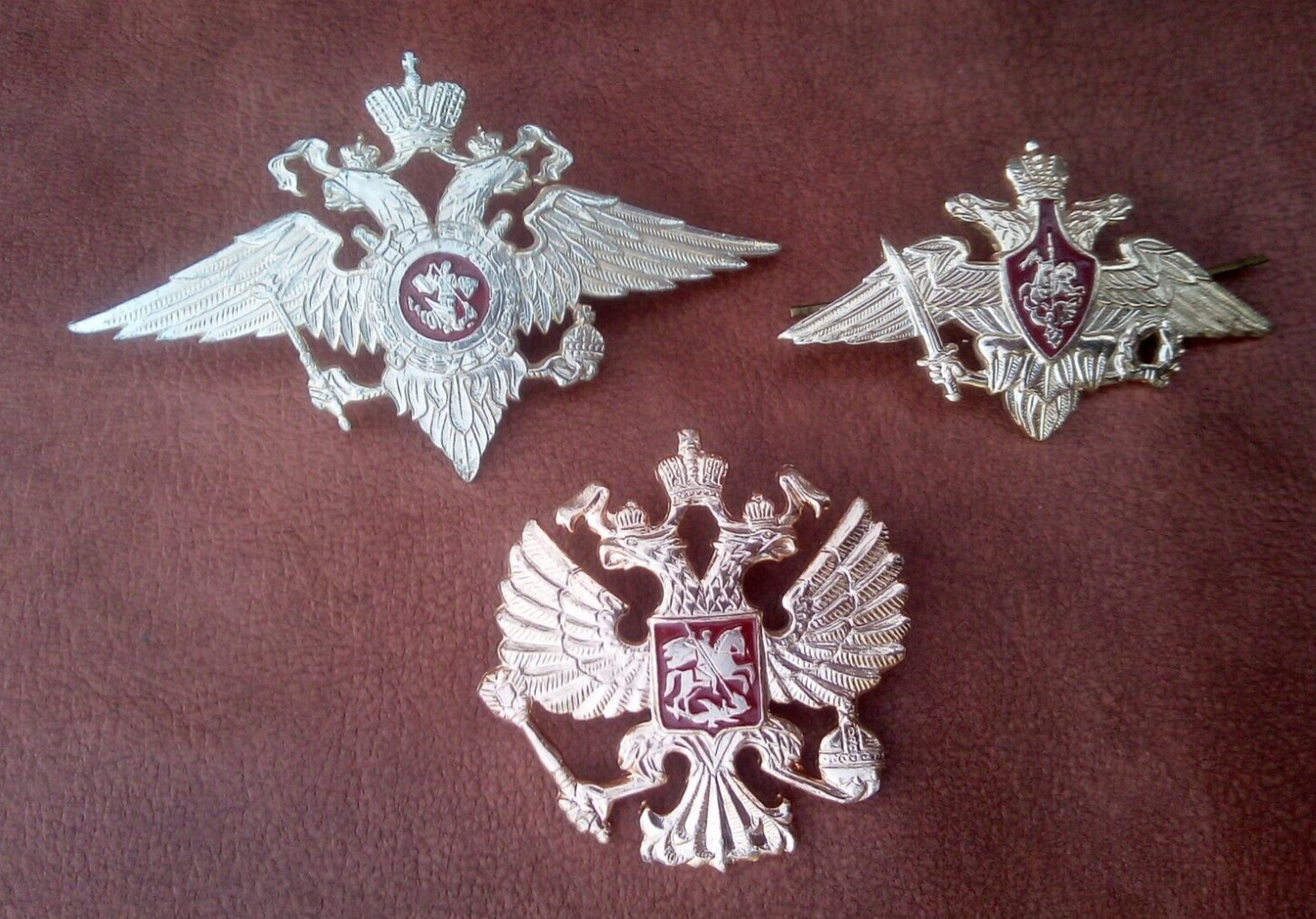 War in Ukraine 2022. Cockades of Russia 3 pieces