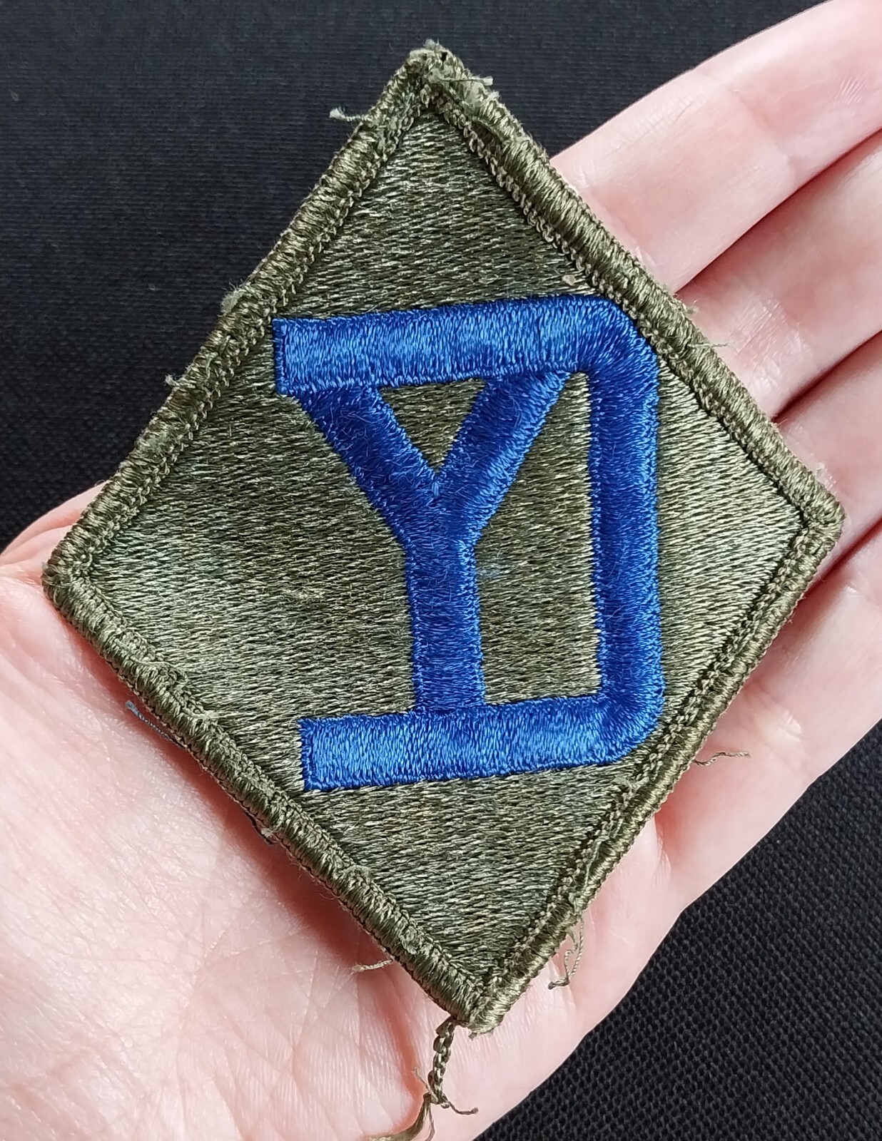 Vintage YANKEE DIVISION 26th Infantry Division Sew On US Military ARMY PATCH