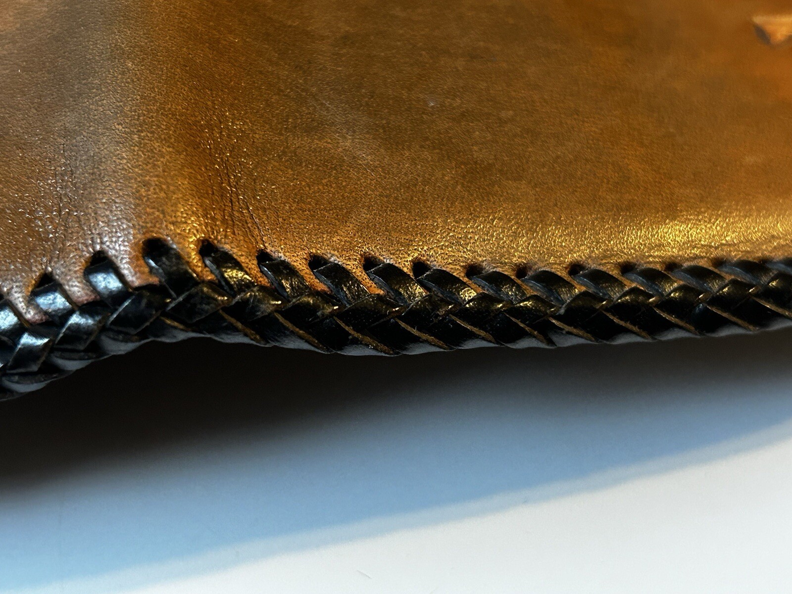 Handmade Pilot Military Airplane Leather military Trench Art Wallet Vintage