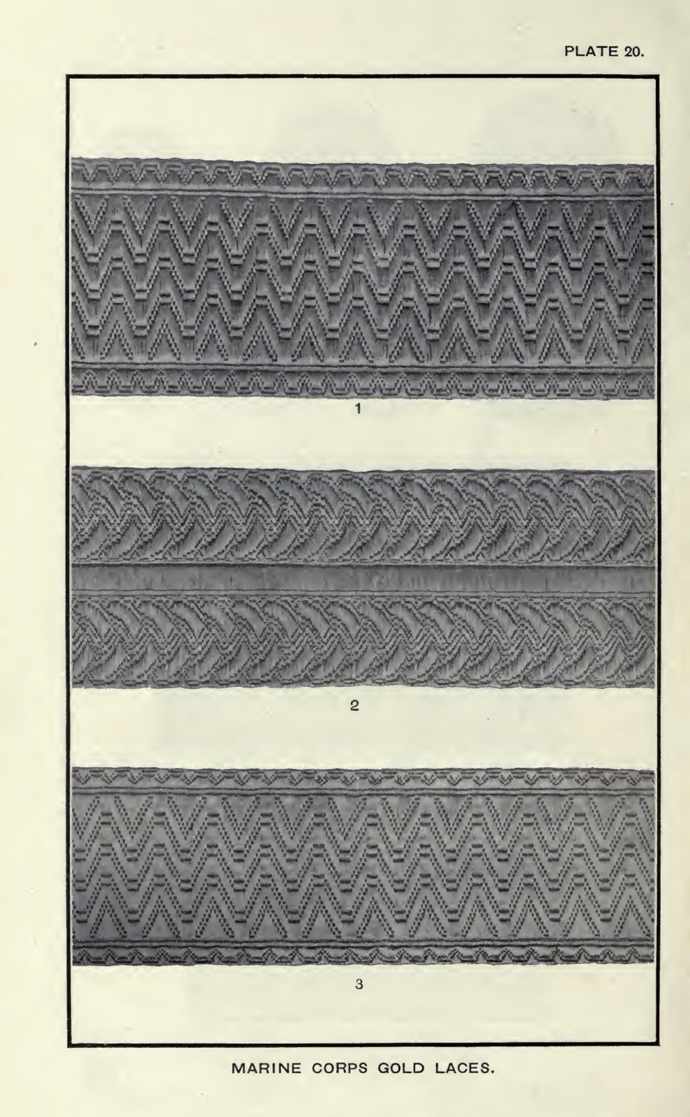Marine Corps Gold Braid Lace 1 3/4” Mylar Gold Thread By The Foot USMC Dress