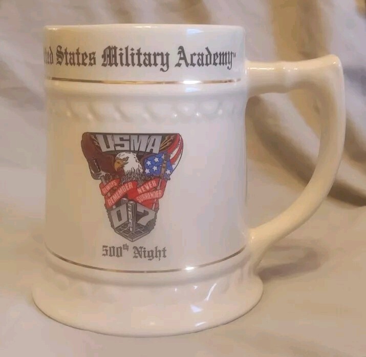US Military Academy 500th Night Company B-4 Go Buffs! ’07 XL Commemorative Stein