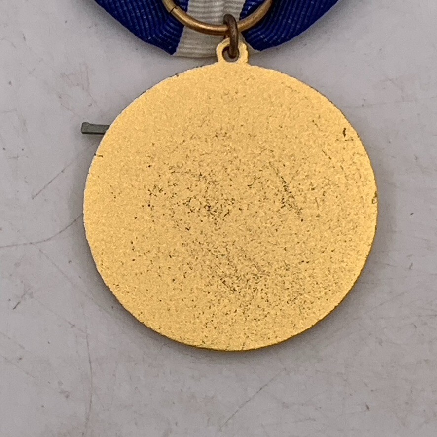 VTG Delta Indoor Rifle League 1981 Metallic Marksman 1st Medal Award Pin Badge