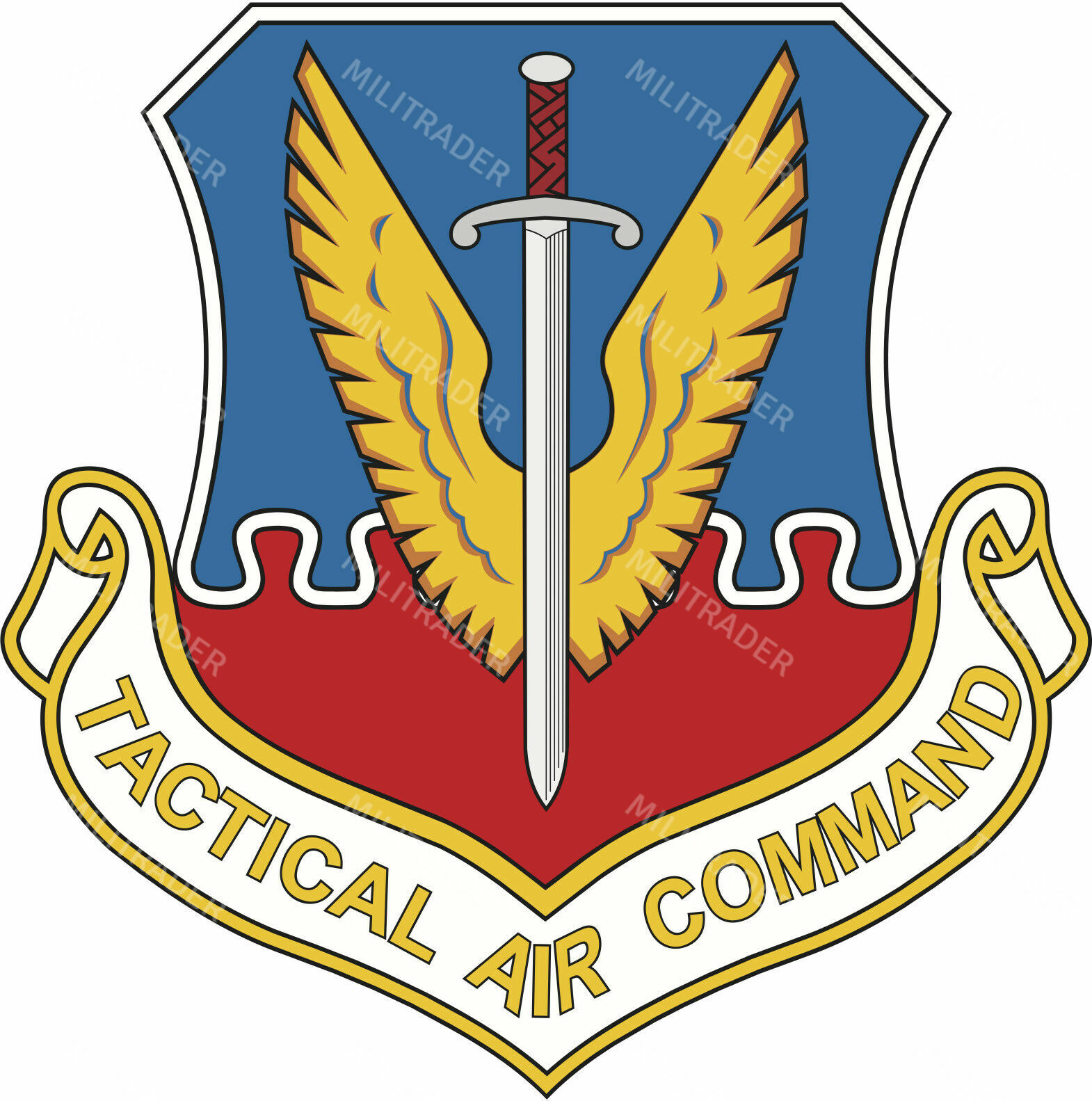 US Air Force Tactical Air Command 2″ Decal/Sticker