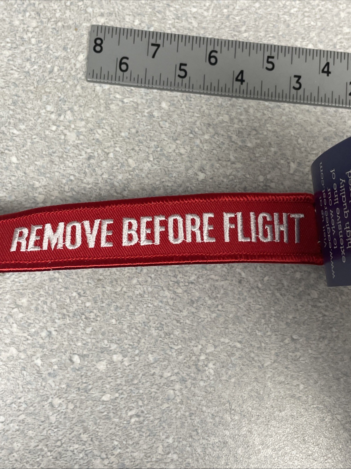 Keychain – Red – McChord AFB WA – New Keychain