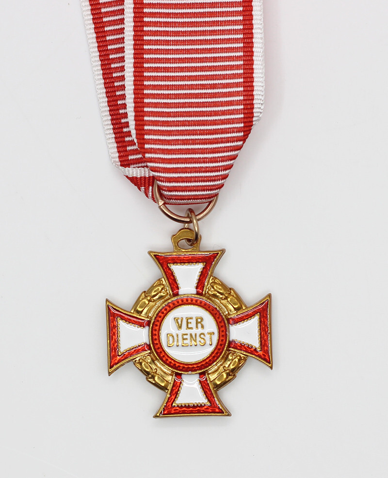 Austrian Military Merit Cross 3rd Class with War Decoration Reproduction