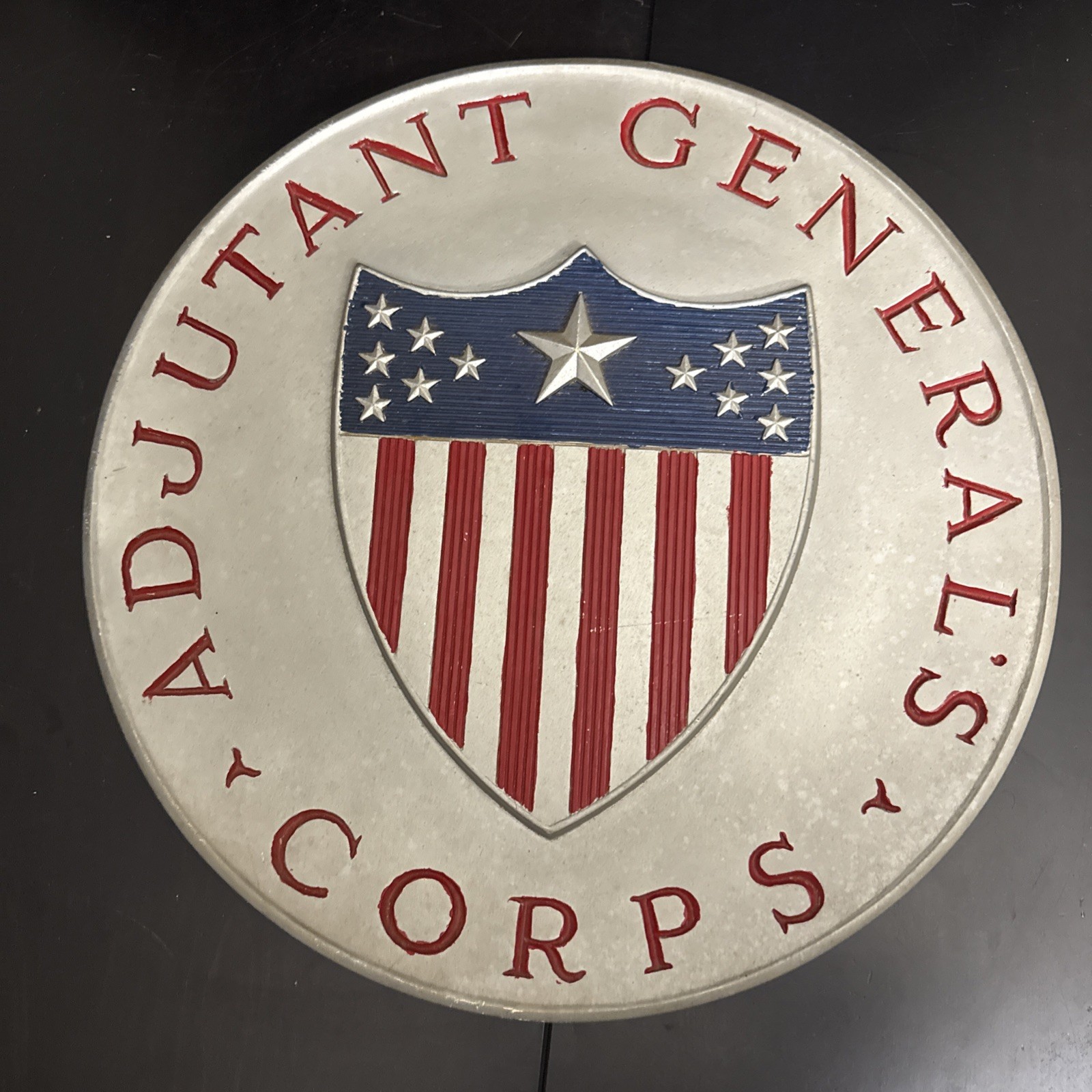 Adjutant General’s Corps Seal Sign Fiberglass