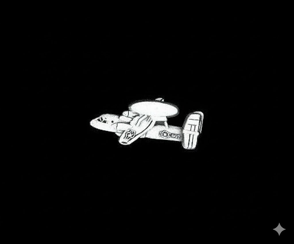 U.S. Military Aircraft E-2C Hawkeye Lapel Pin – 1.25″