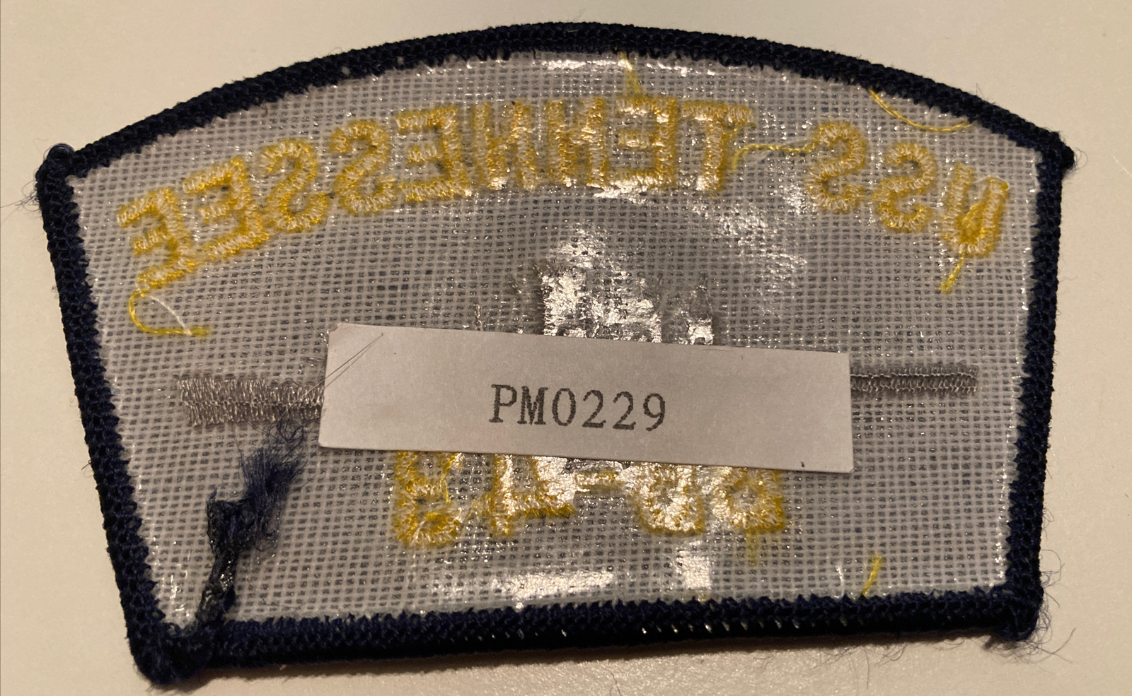 Embroidered Military Patch USS Tennessee BB-43 Navy ship NEW 3 3/4″ x 2 1/4″