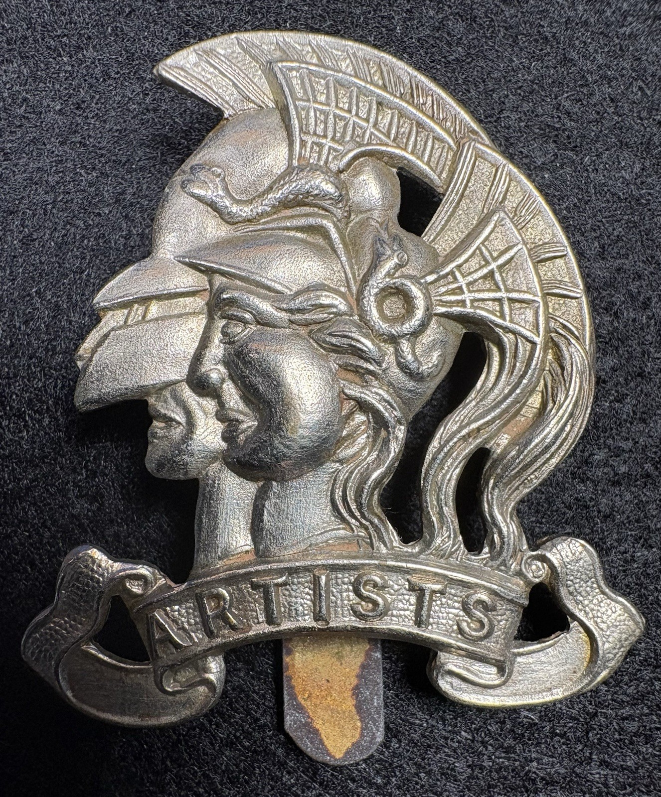 Vintage Military Cap Badge Artists Rifles 28th County of London Battalion